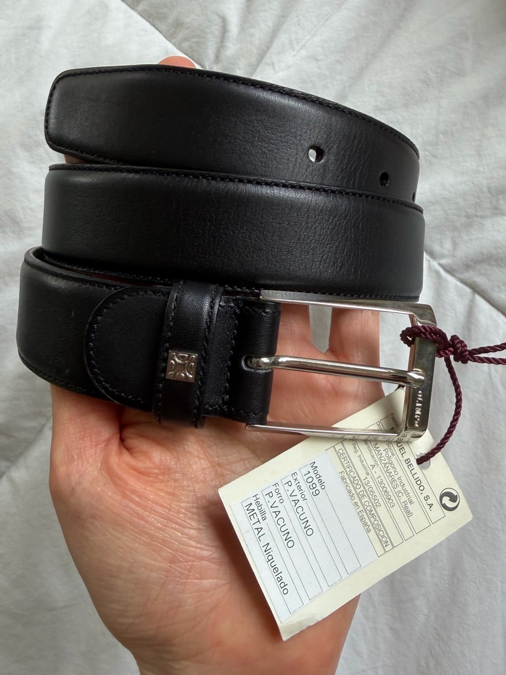 NWT OLYMPO Leather Belt